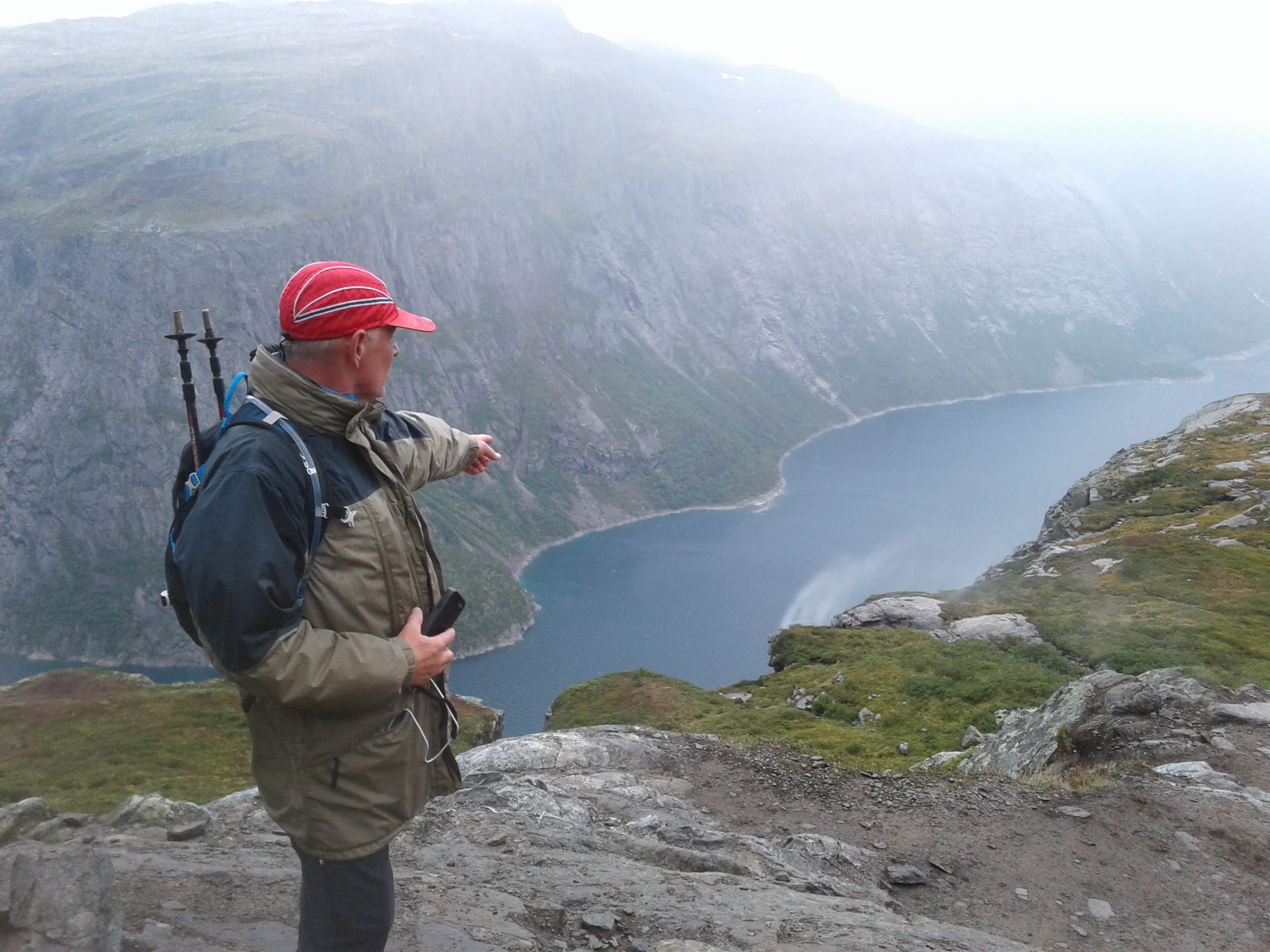 Norway's spectacular Trolltunga - trail views