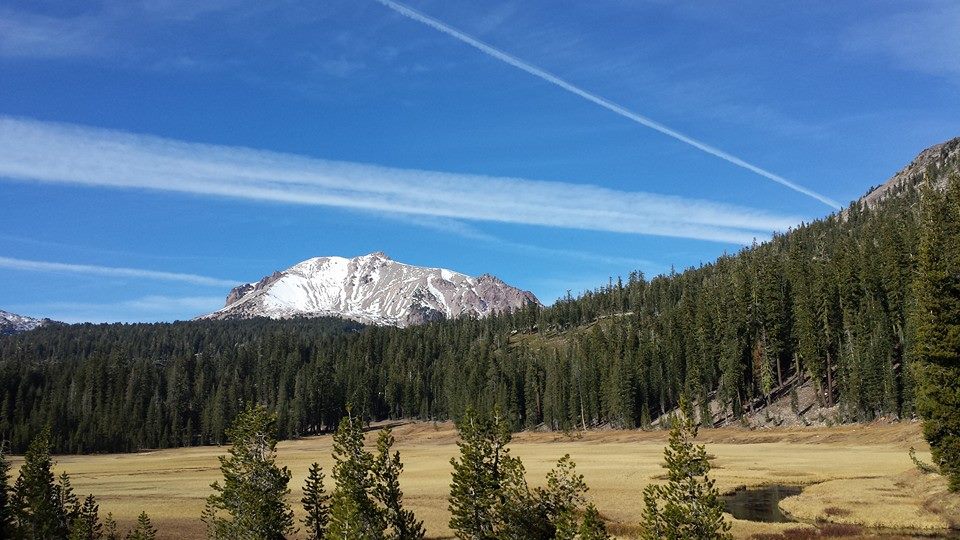 Lassen in the distance - Lassen Volcanic National Park