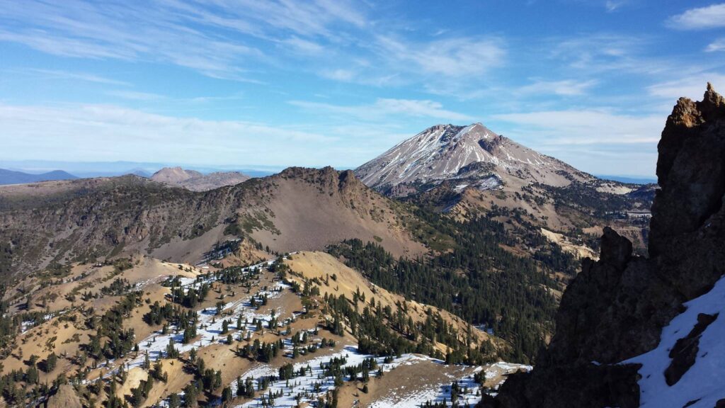 A view from Brokeoff Mountain - Lassen Volcanic National Park