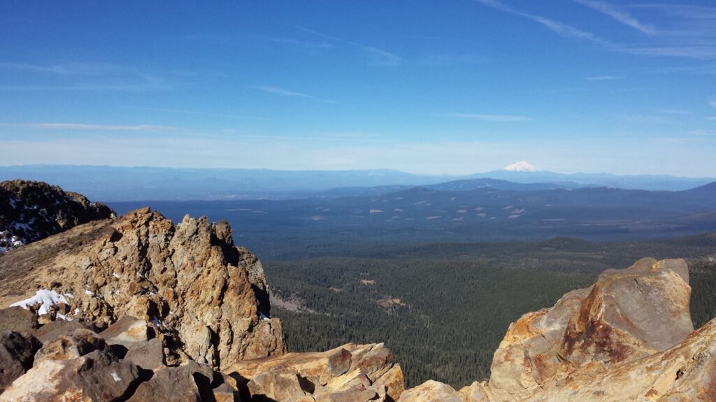 Shasta in the distance - Lassen Volcanic National Park