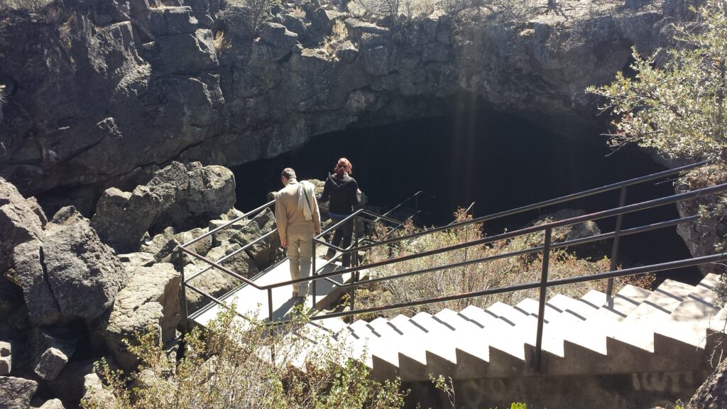 Entrance to the subway caves