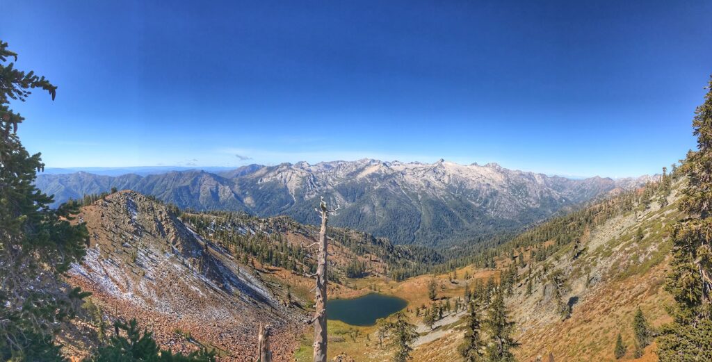 Long Canyon Trail - a view to the Northwest