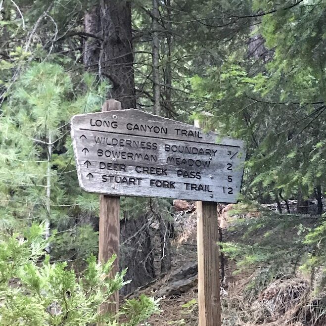 Long Canyon Trail - Trailhead